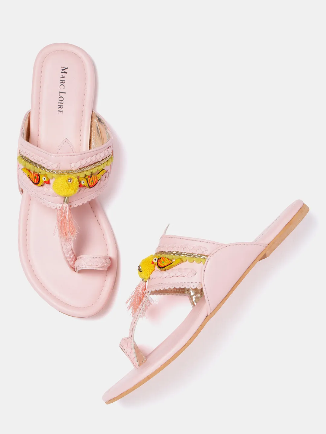 Embroidered Kohlapuri Flats