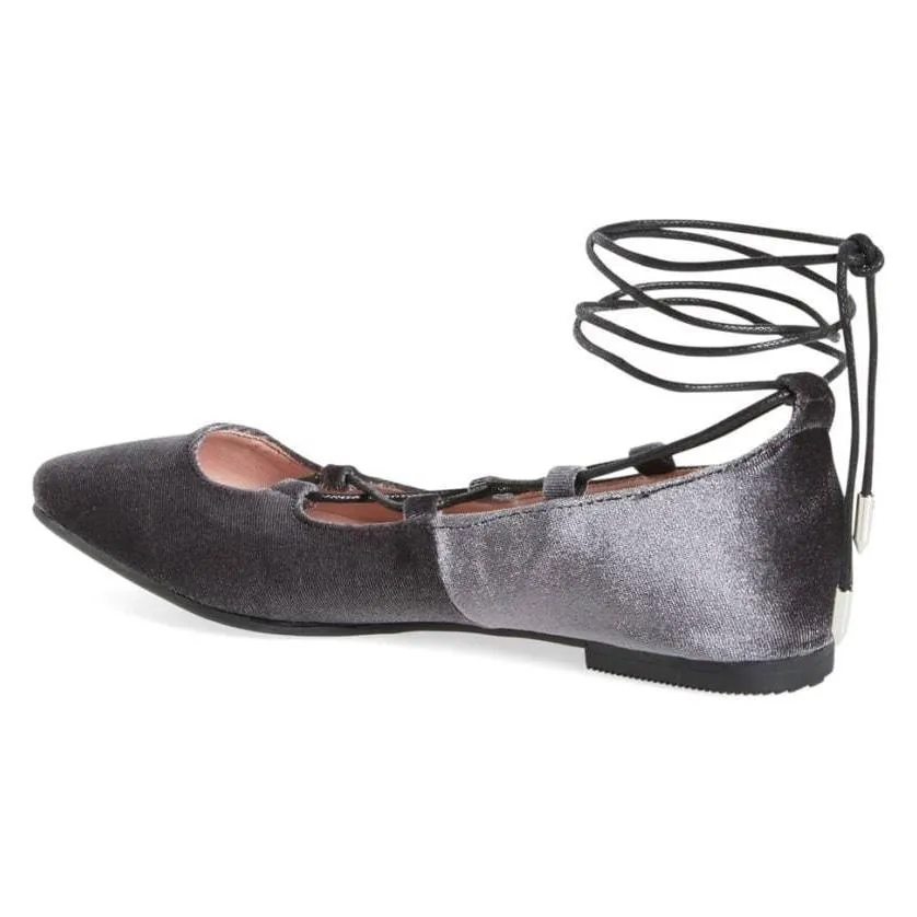 Endless Summer Gray Ballet Flats