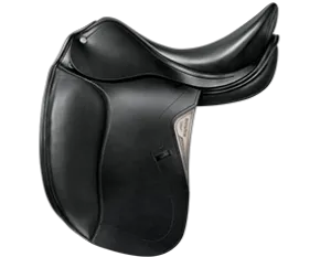 Equiline Elite Dressage Saddle SD605 - 17 inch Wide Gullet - Black
