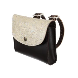 Ethereal Rose Leather Pommel Pouch