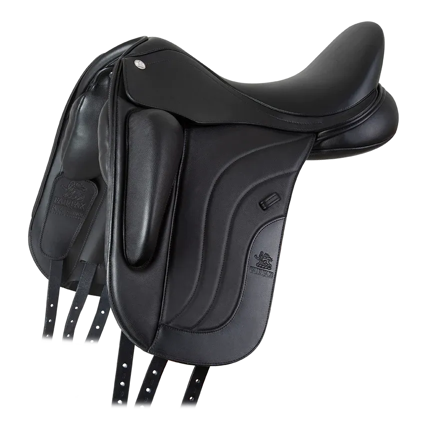 Fairfax Petrus Monoflap Dressage Saddle Black