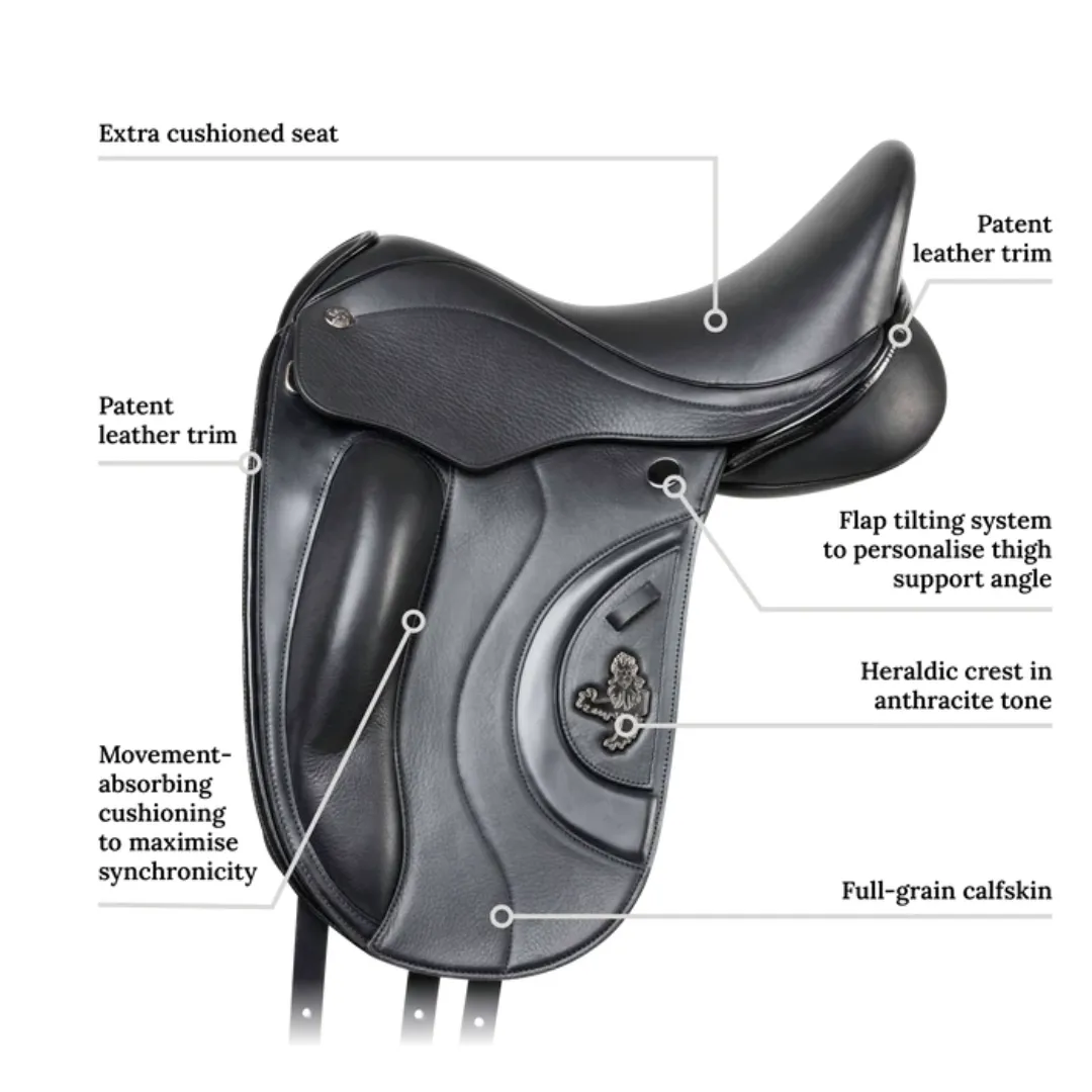 Fairfax World Class II Dressage Saddle Black