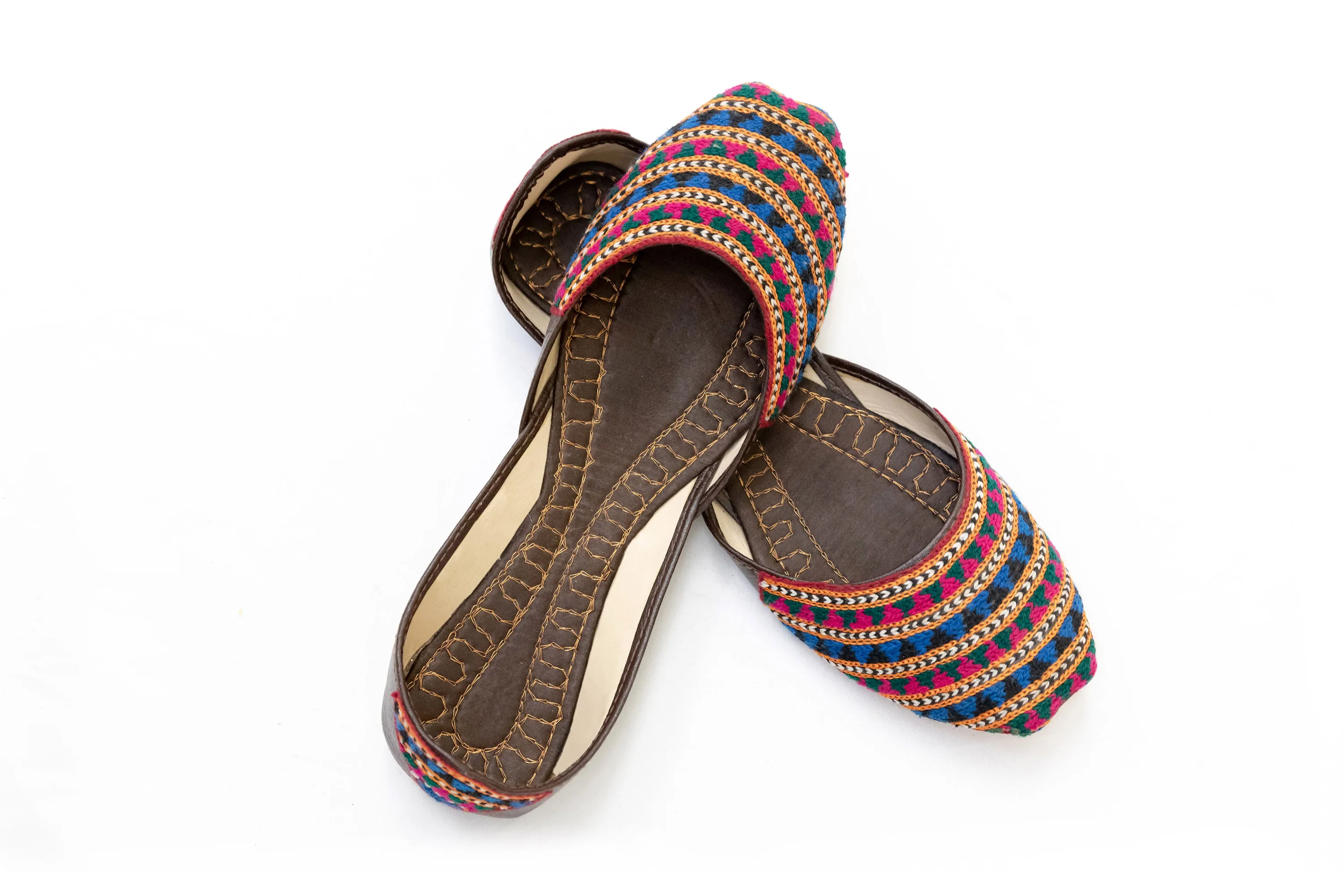 Festive Maroon - Khussa - Sandals - Women's