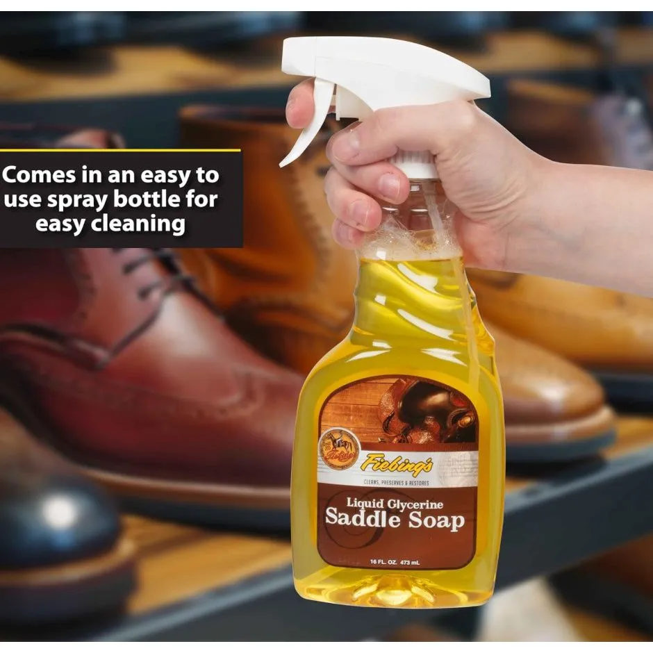 Fiebing’s Leather Saddle Soap- Liquid Glycerine 473ml (16 FL)