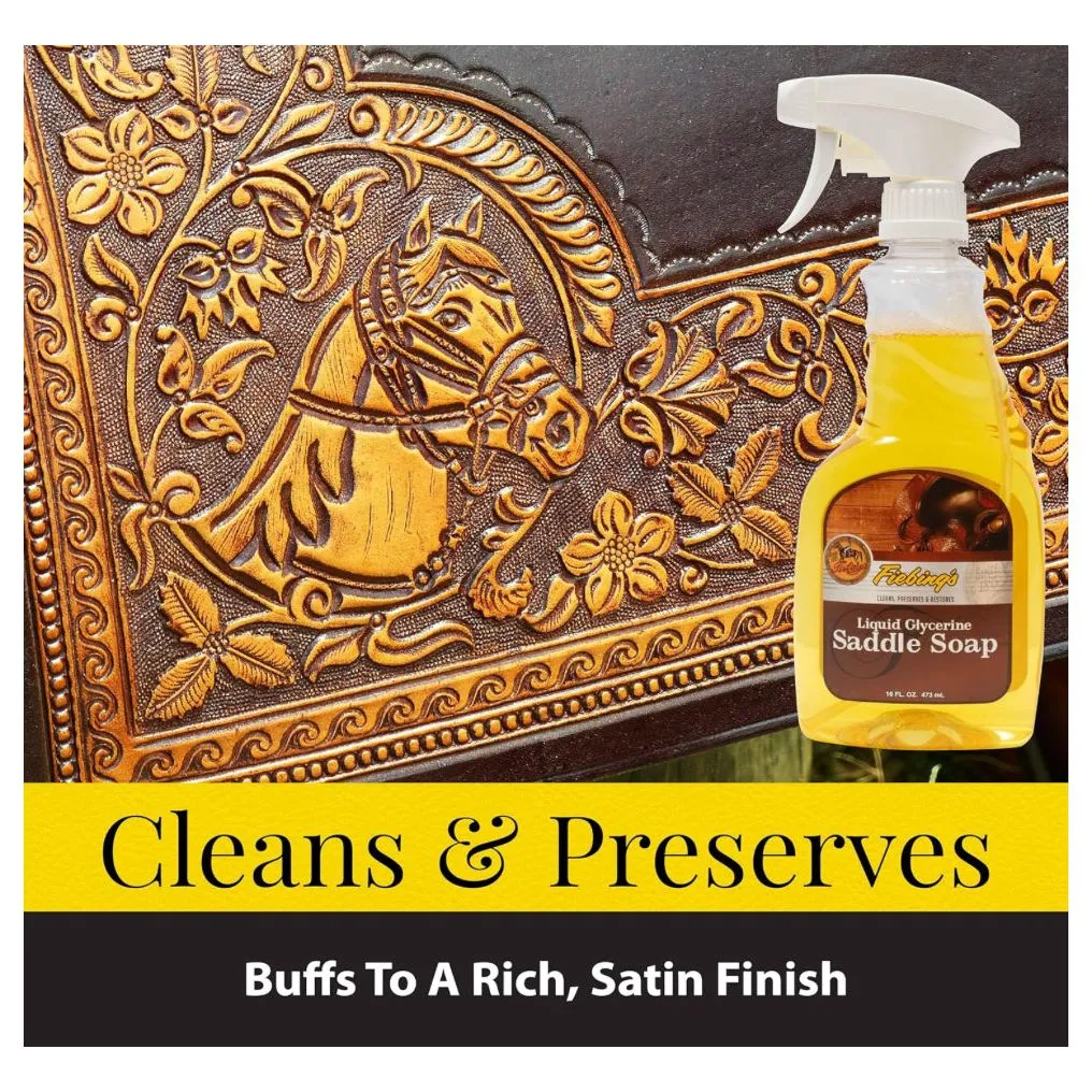 Fiebing’s Leather Saddle Soap- Liquid Glycerine 473ml (16 FL)