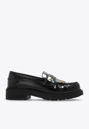 Filo Leather Loafers with Studs