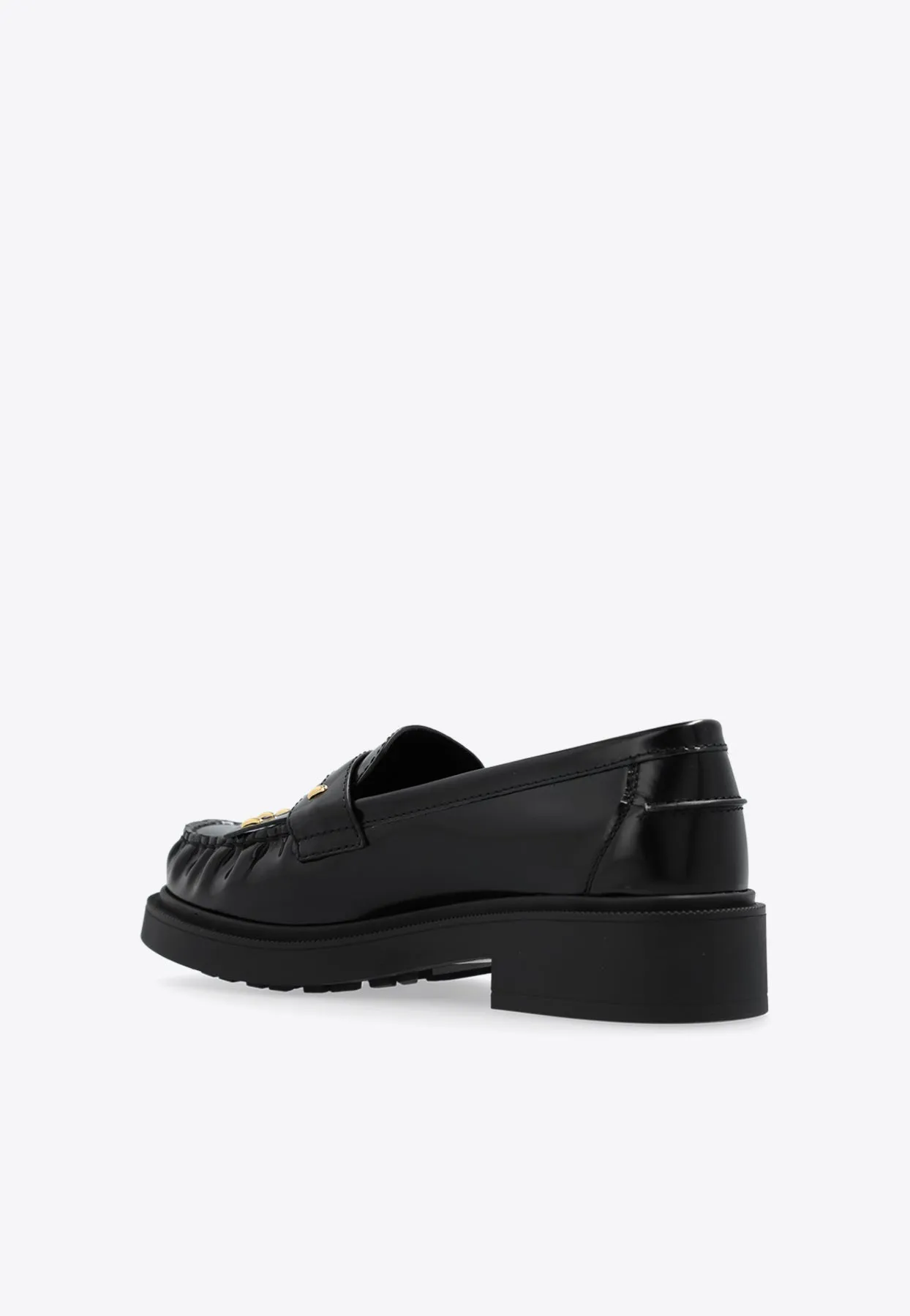 Filo Leather Loafers with Studs