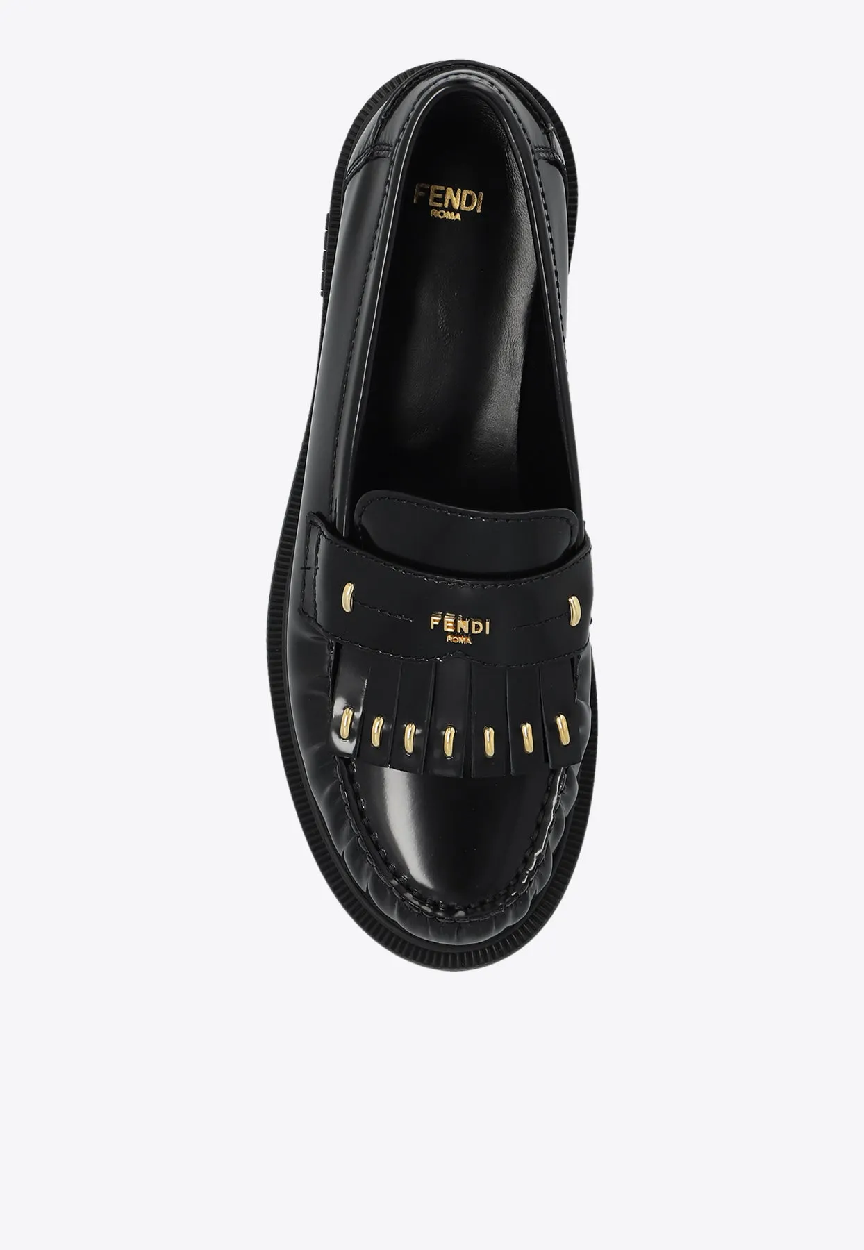 Filo Leather Loafers with Studs