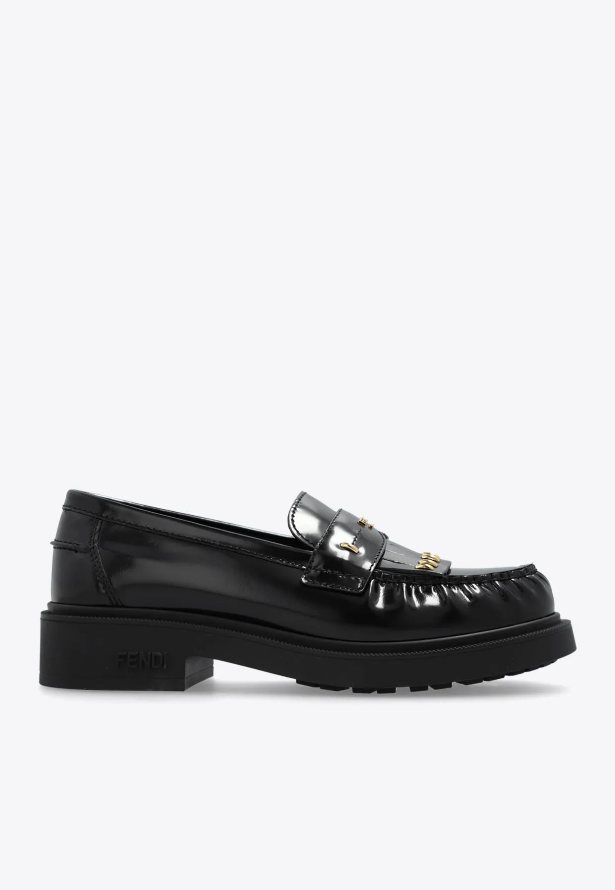 Filo Leather Loafers with Studs