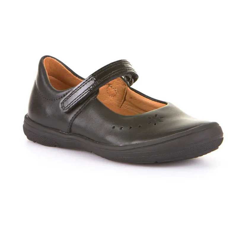Froddo Black Leather Mary Janes
