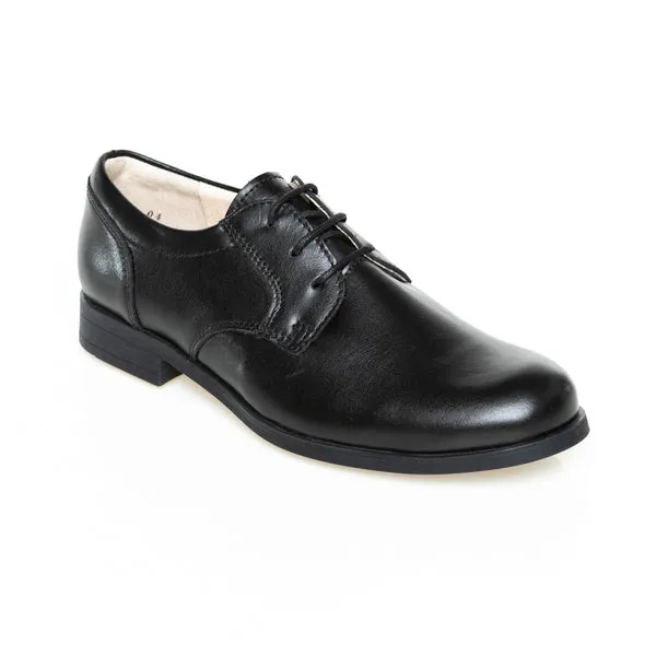 Froddo Lace Up Black leather School shoe