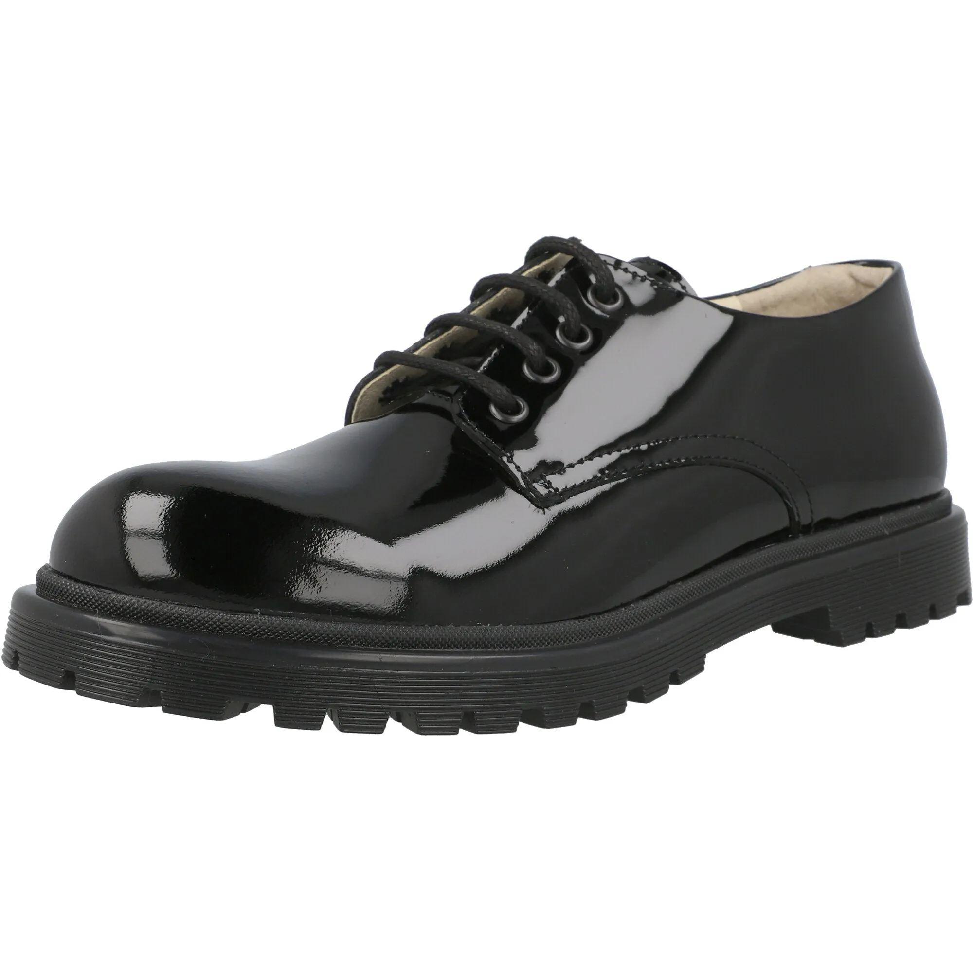 Froddo Lea Black Patent Girls School Shoes
