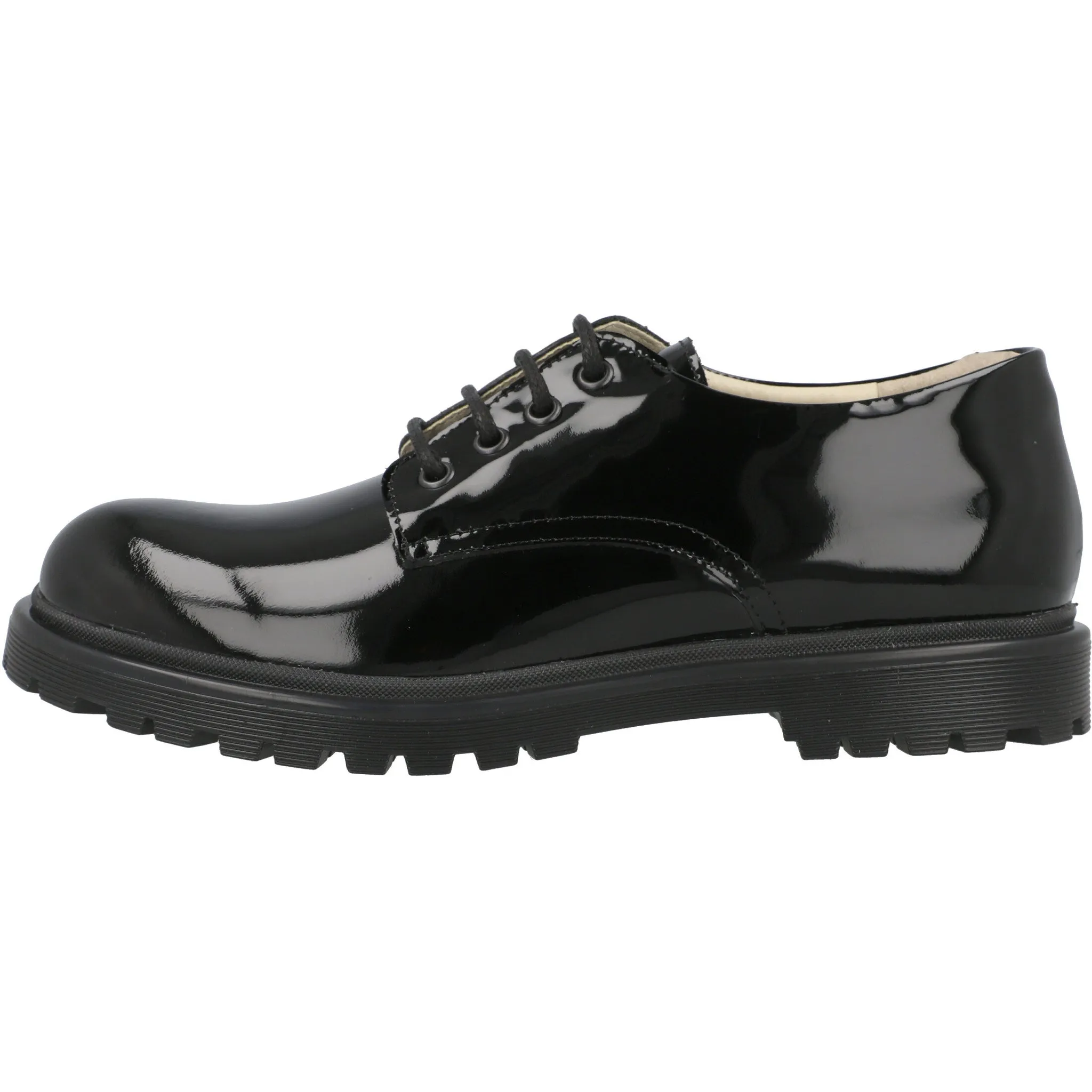 Froddo Lea Black Patent Girls School Shoes