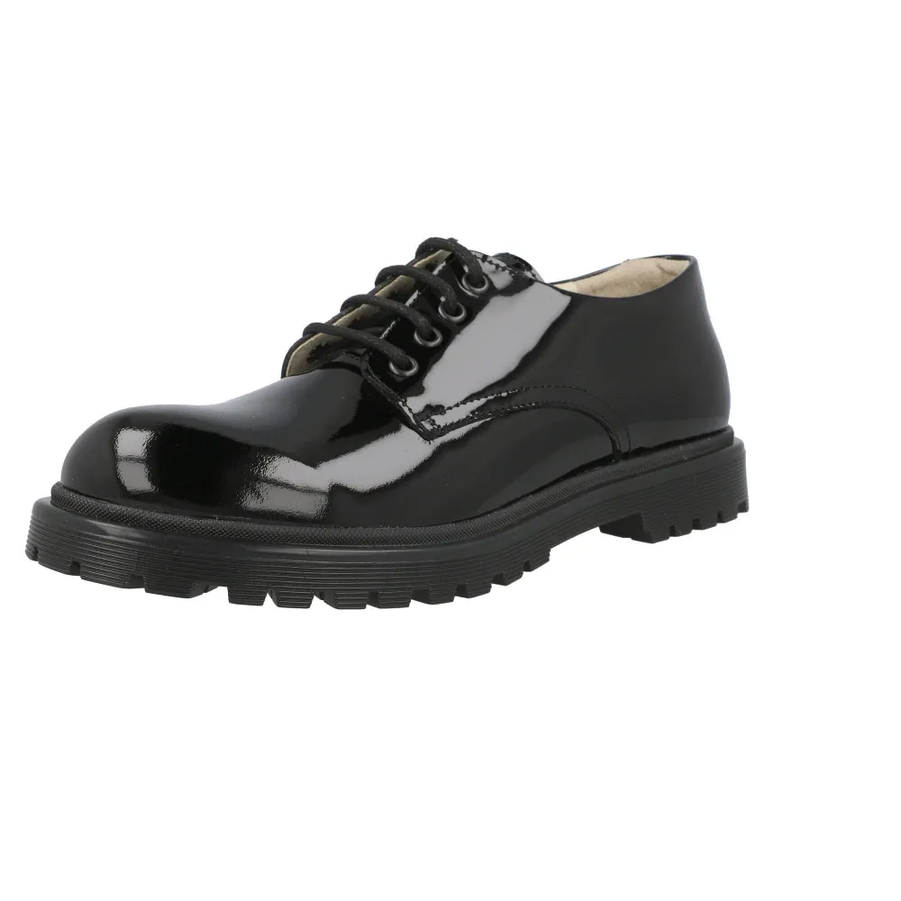 Froddo Lea Black Patent Girls School Shoes