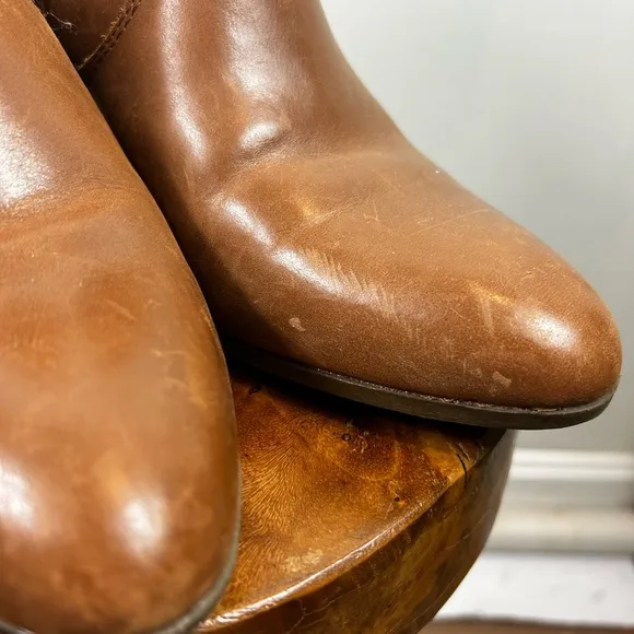 Frye Women’s Boots Jennifer Ankle Booties Brown Leather Size 8.5 M