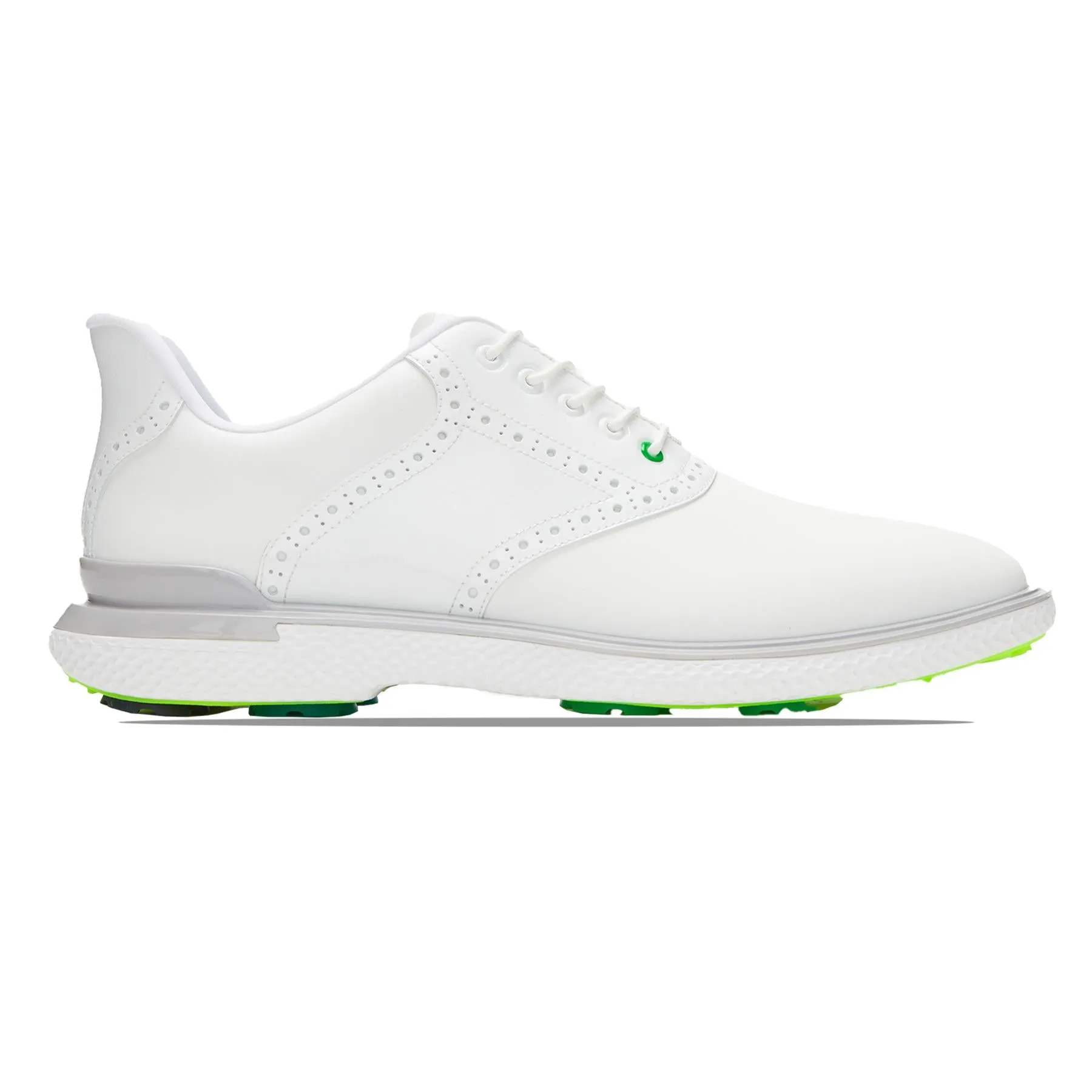 GALLIVAN2R Brogue Saddle Golf Shoes Snow/Nimbus