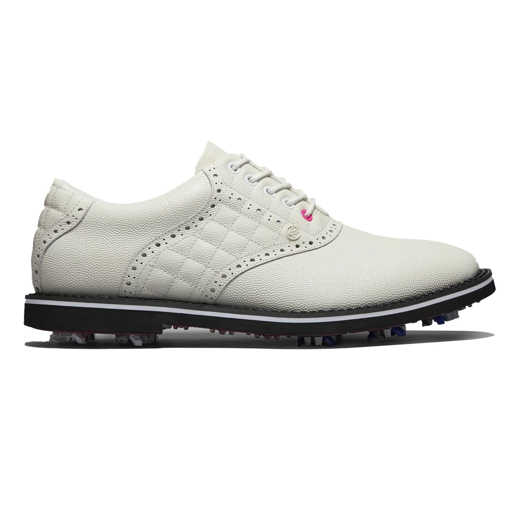GALLIVANTER G/LOCK Leather Saddle Golf Shoes Snow