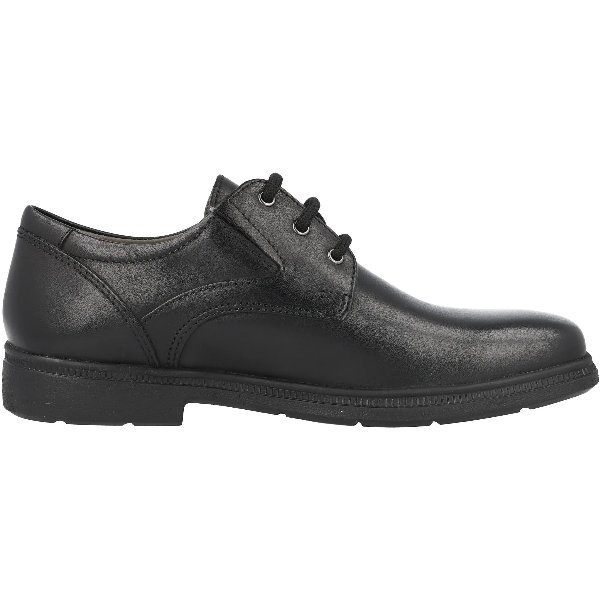 Geox Federico Black Boys School Shoes