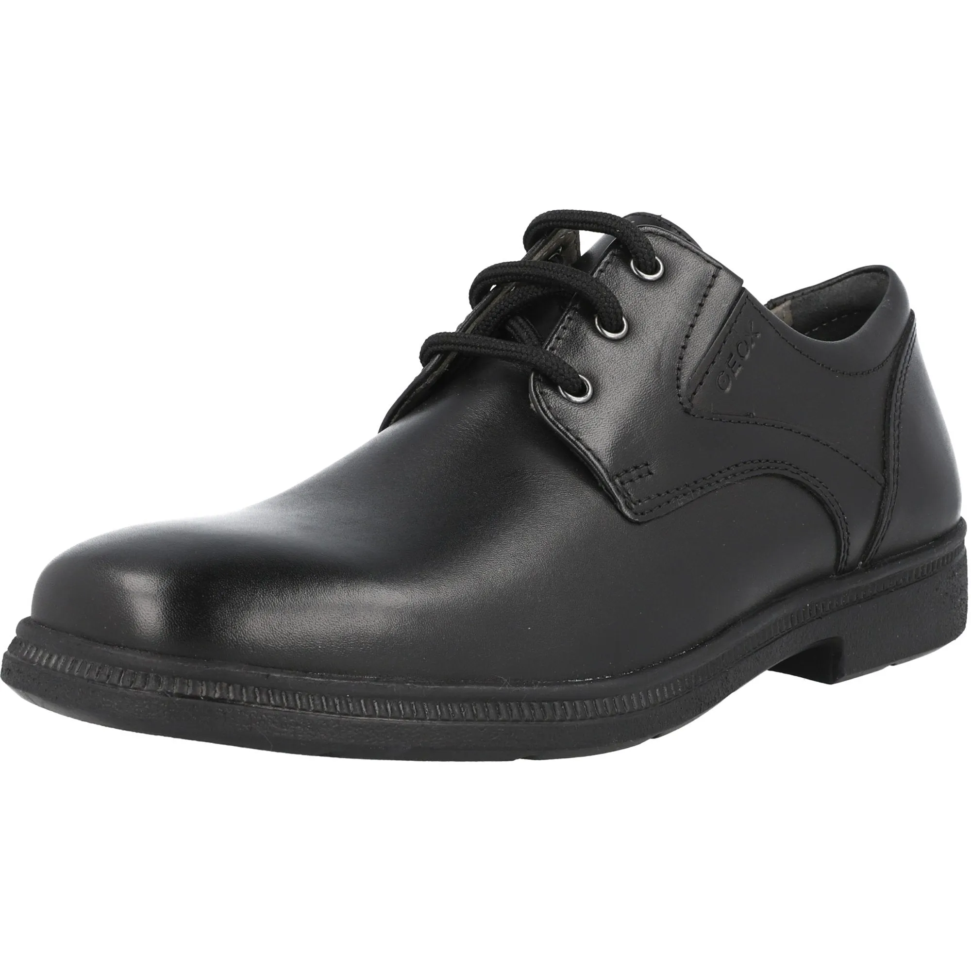 Geox Federico Black Boys School Shoes