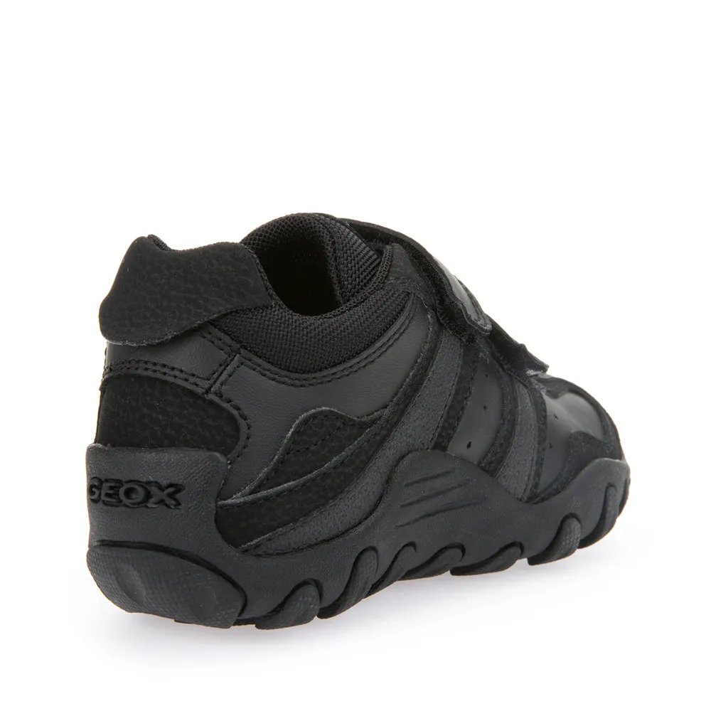 Geox J Crush M - DBK VIT.LISCO - BLACK
