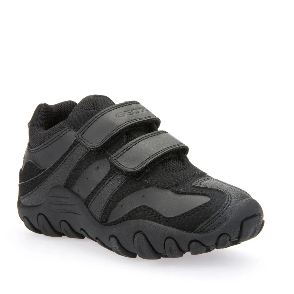 Geox J Crush M - DBK VIT.LISCO - BLACK
