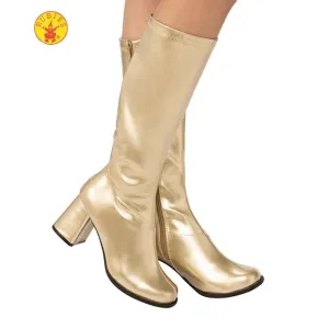 GO GO Boots, Gold - Adult