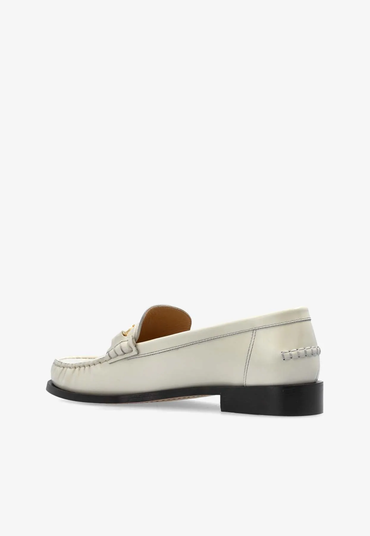 Harry F Buckle Leather Loafers