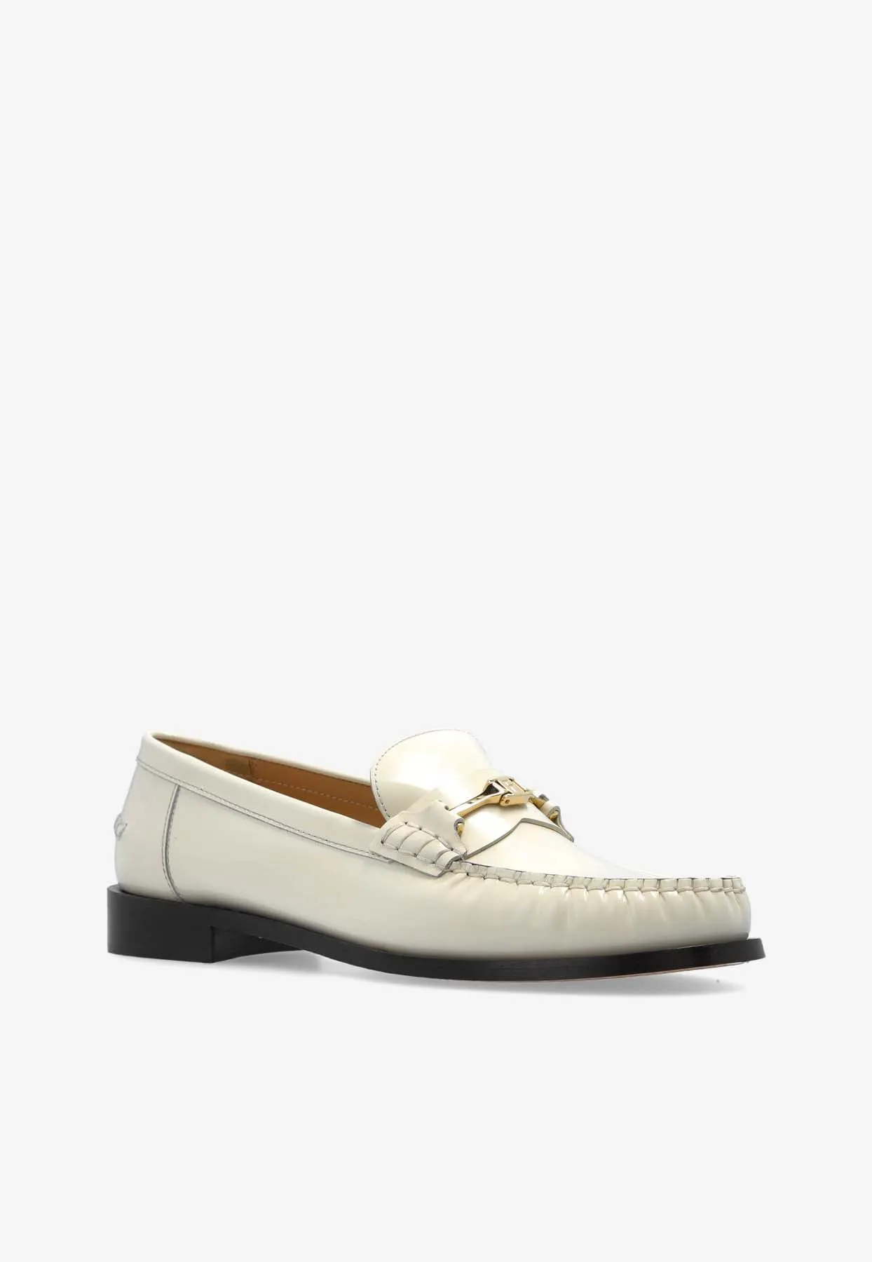 Harry F Buckle Leather Loafers