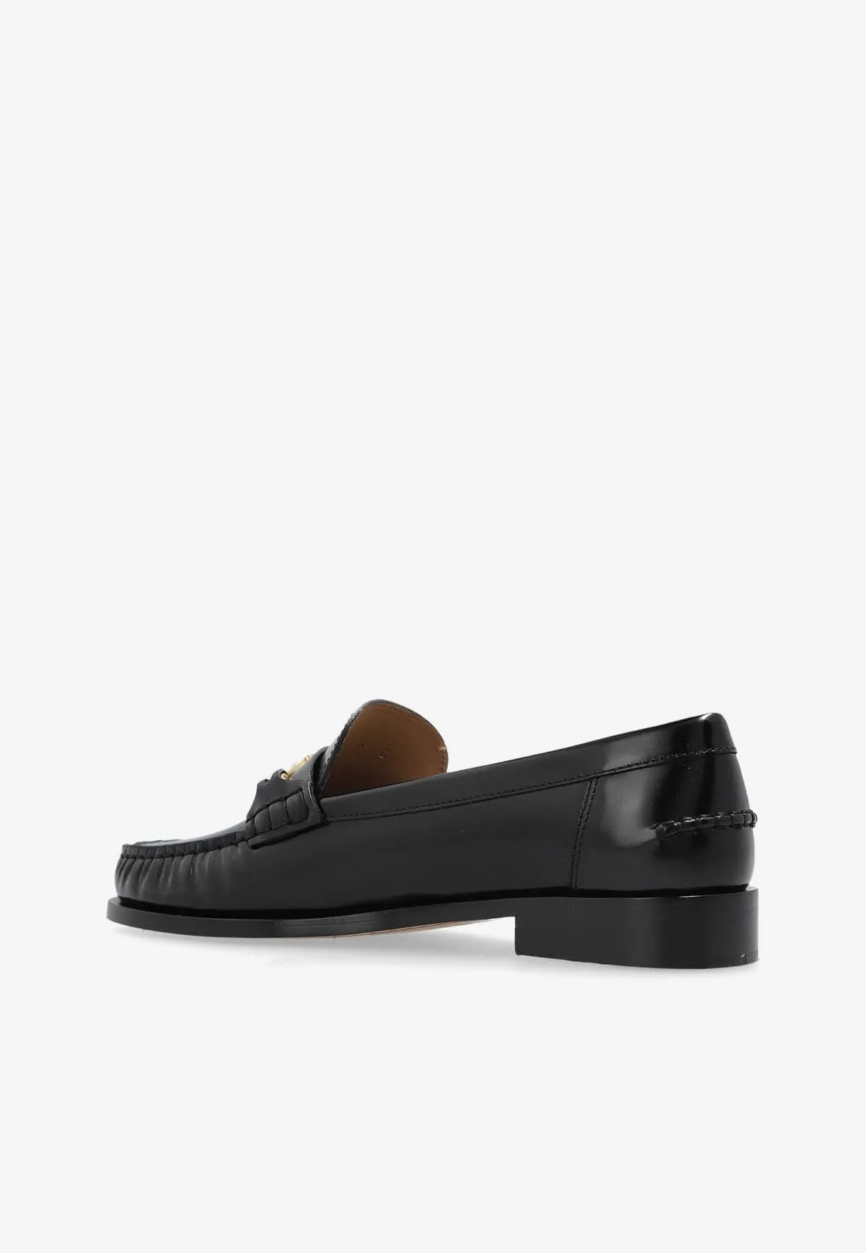Harry F Buckle Leather Loafers