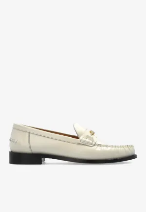 Harry F Buckle Leather Loafers