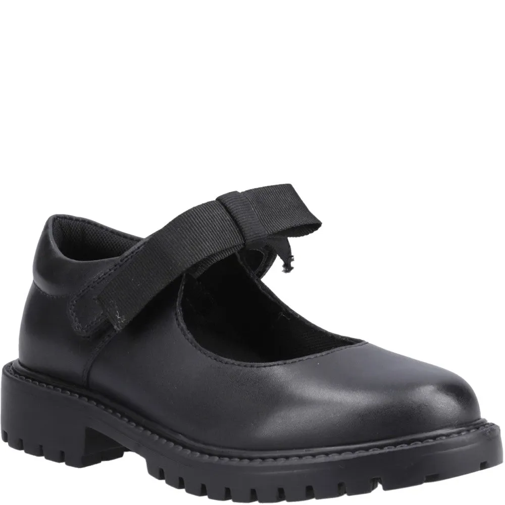 Hush Puppies Astrid Bow XL Senior School Shoes