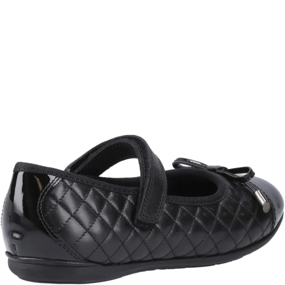 Hush Puppies Lottie Quilt Ballerina Junior School Shoes