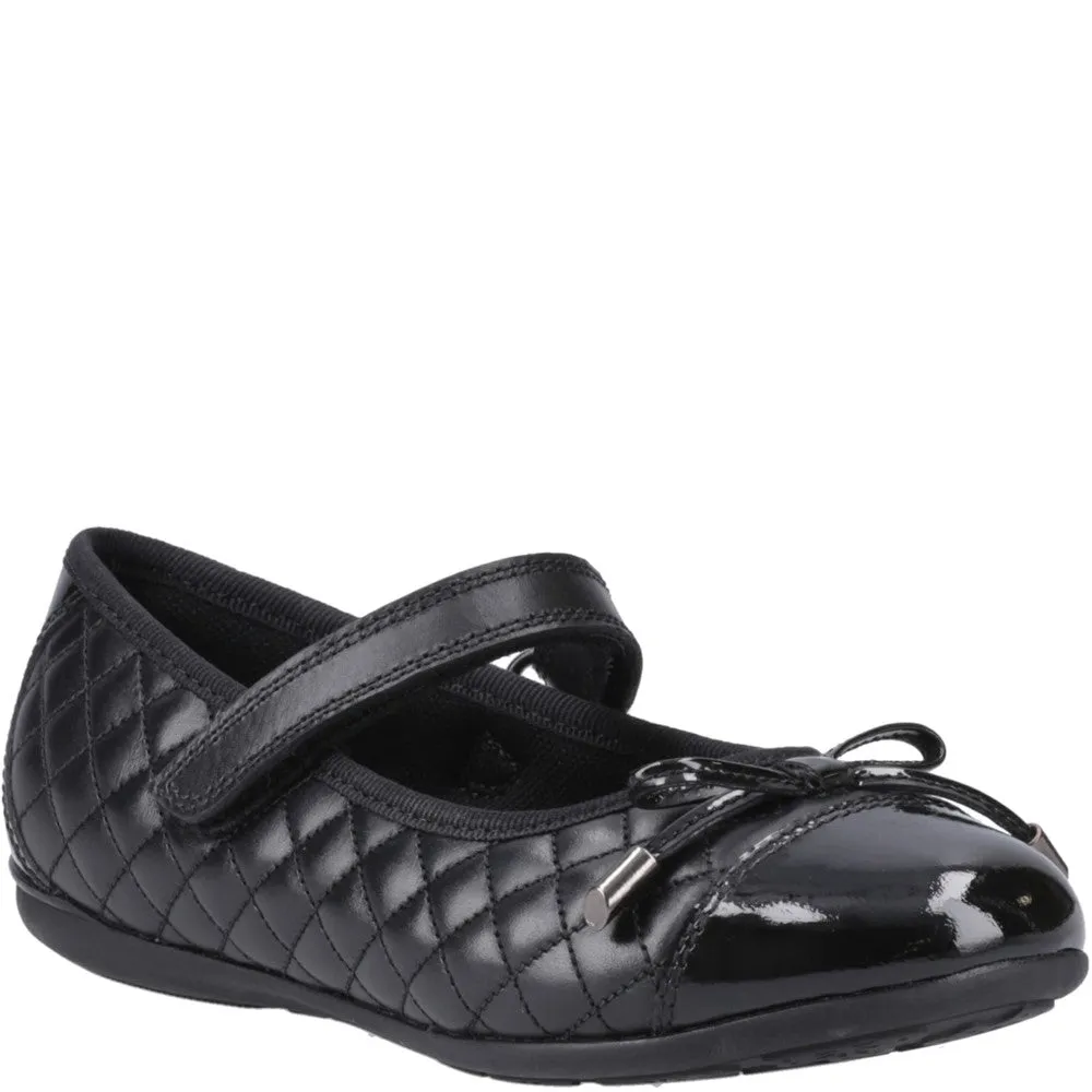 Hush Puppies Lottie Quilt Ballerina Senior School Shoes