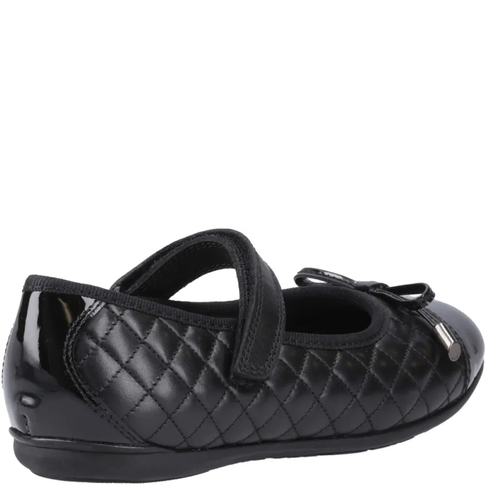 Hush Puppies Lottie Quilt Ballerina Senior School Shoes