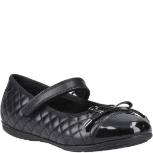 Hush Puppies Lottie Quilt Ballerina Senior School Shoes
