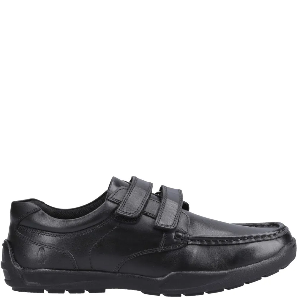 Hush Puppies Maddox Touch Fastening XL Senior School Shoes