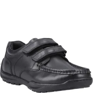 Hush Puppies Maddox Touch Fastening XL Senior School Shoes
