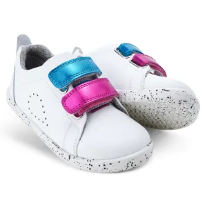 I-Walk Grass Court Switch White (Raspberry Metallic   Peacock Metallic)