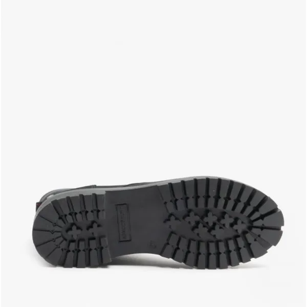 Jack Jones Stoke Nubuck Ankle Boot Anthracite Black