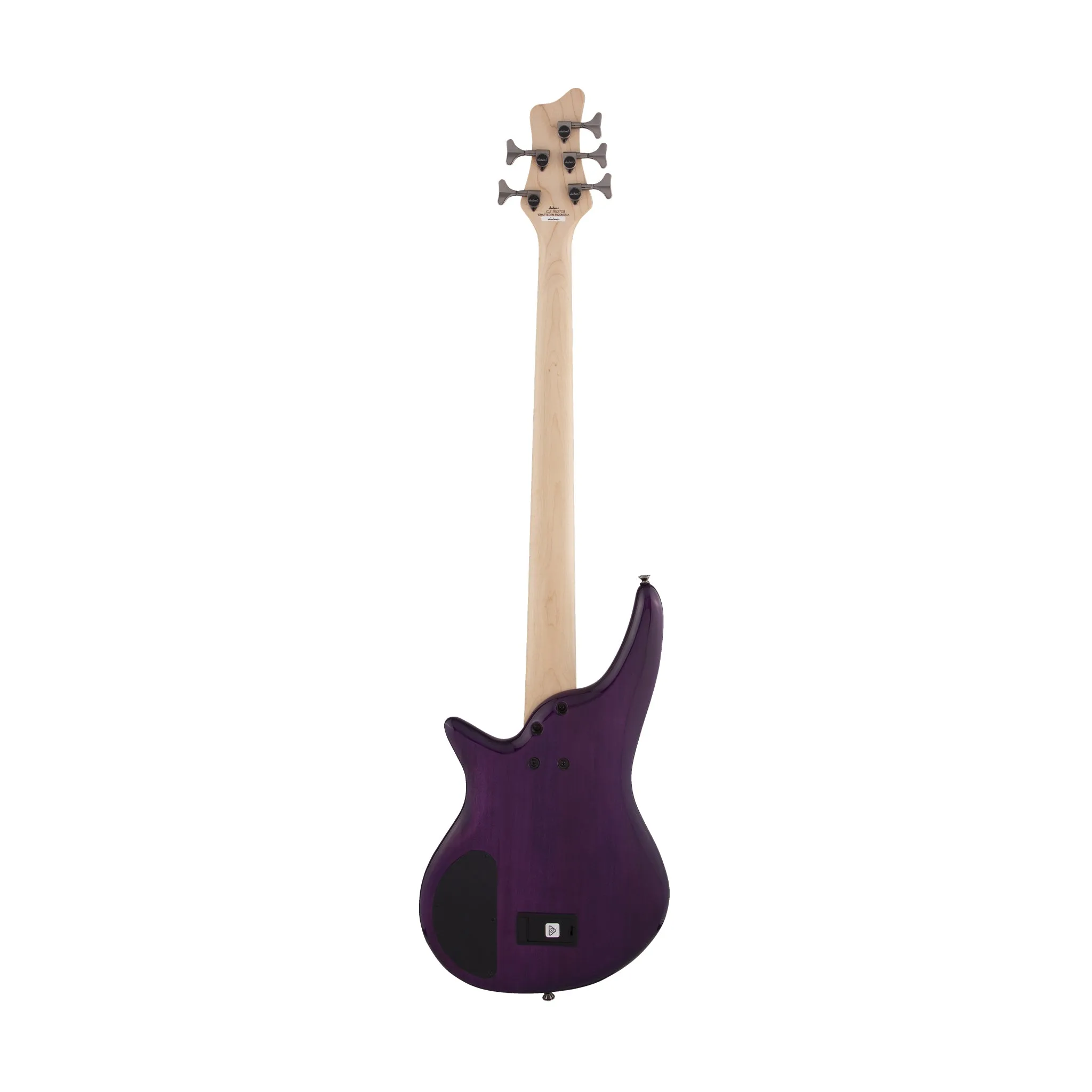 Jackson JS Series Spectra JS3QV 5-String Bass Guitar, Laurel FB, Purple Phaze