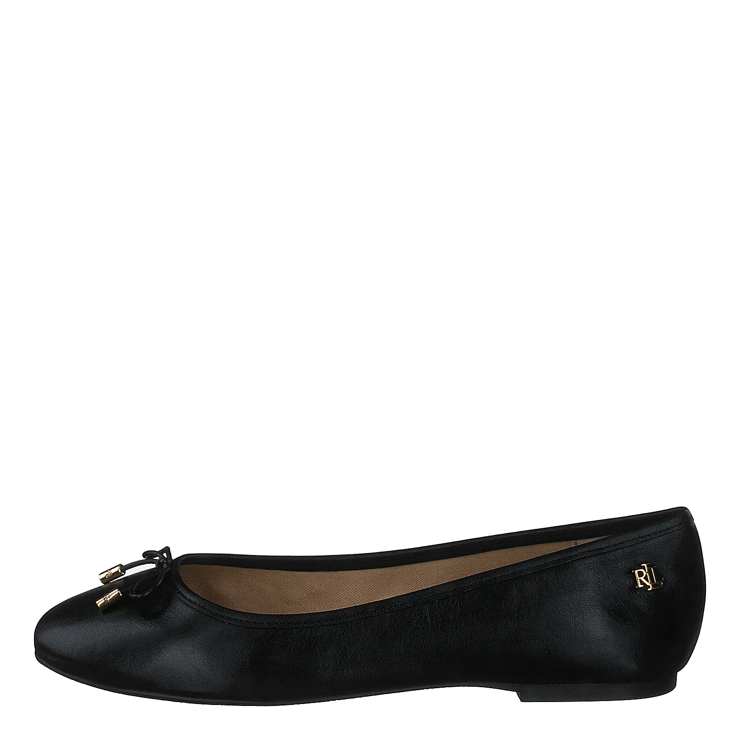 Jayna Leather Flat Black