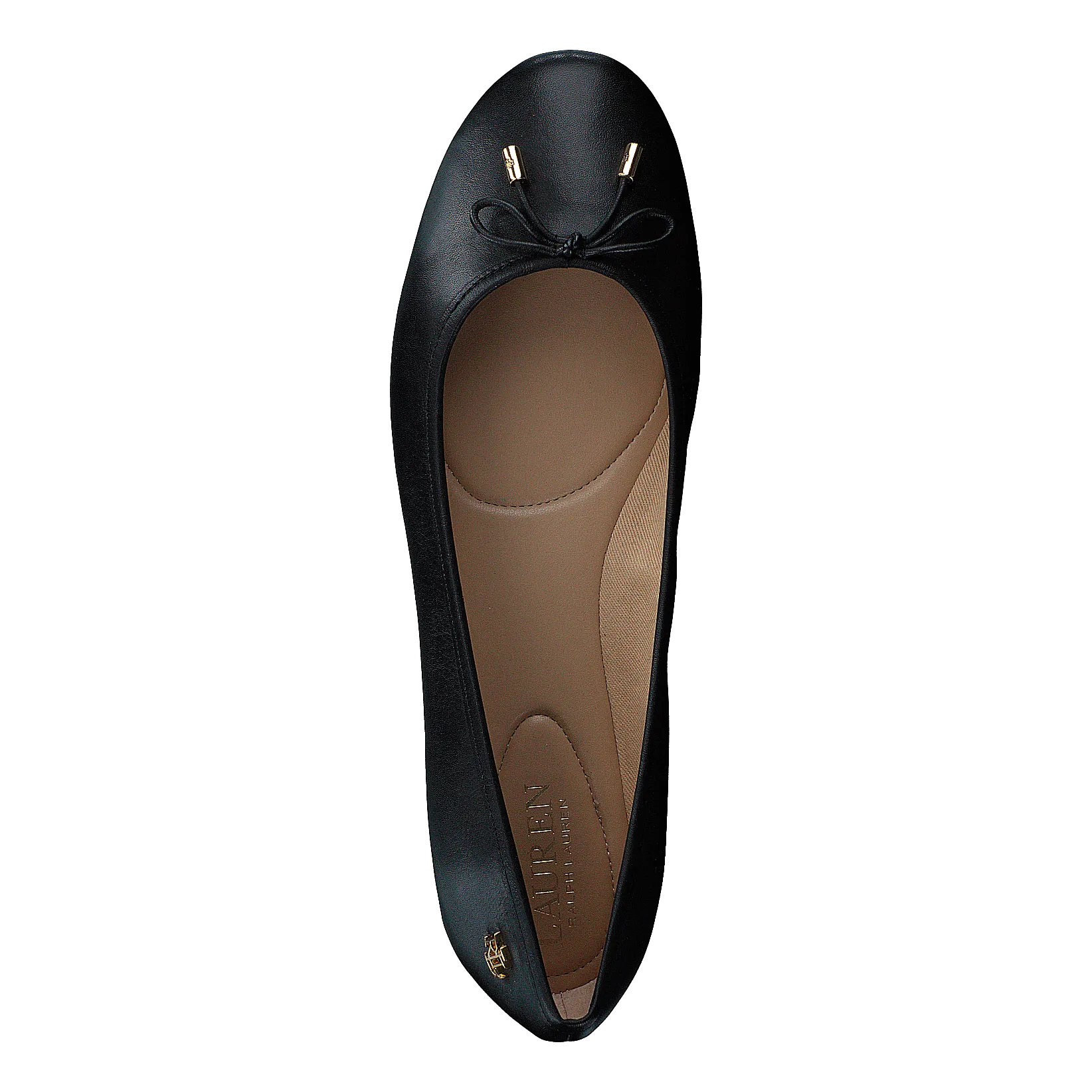 Jayna Leather Flat Black