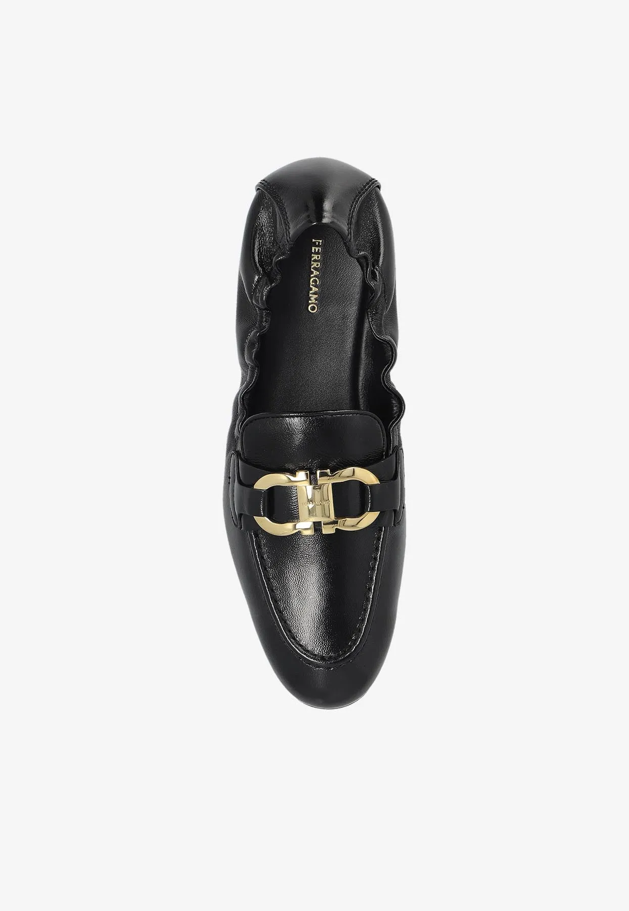 Jodie Elasticated Leather Loafers