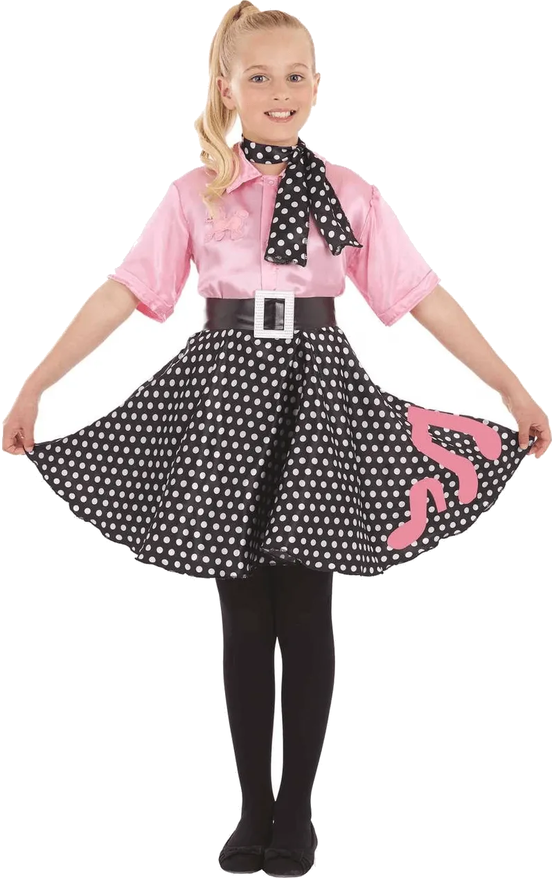 Kids 50s Poodle Hop Costume