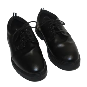 Leather Lace Up School Shoes