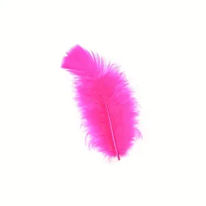 Loose Turkey Flats Dyed Feathers-Pink Orient