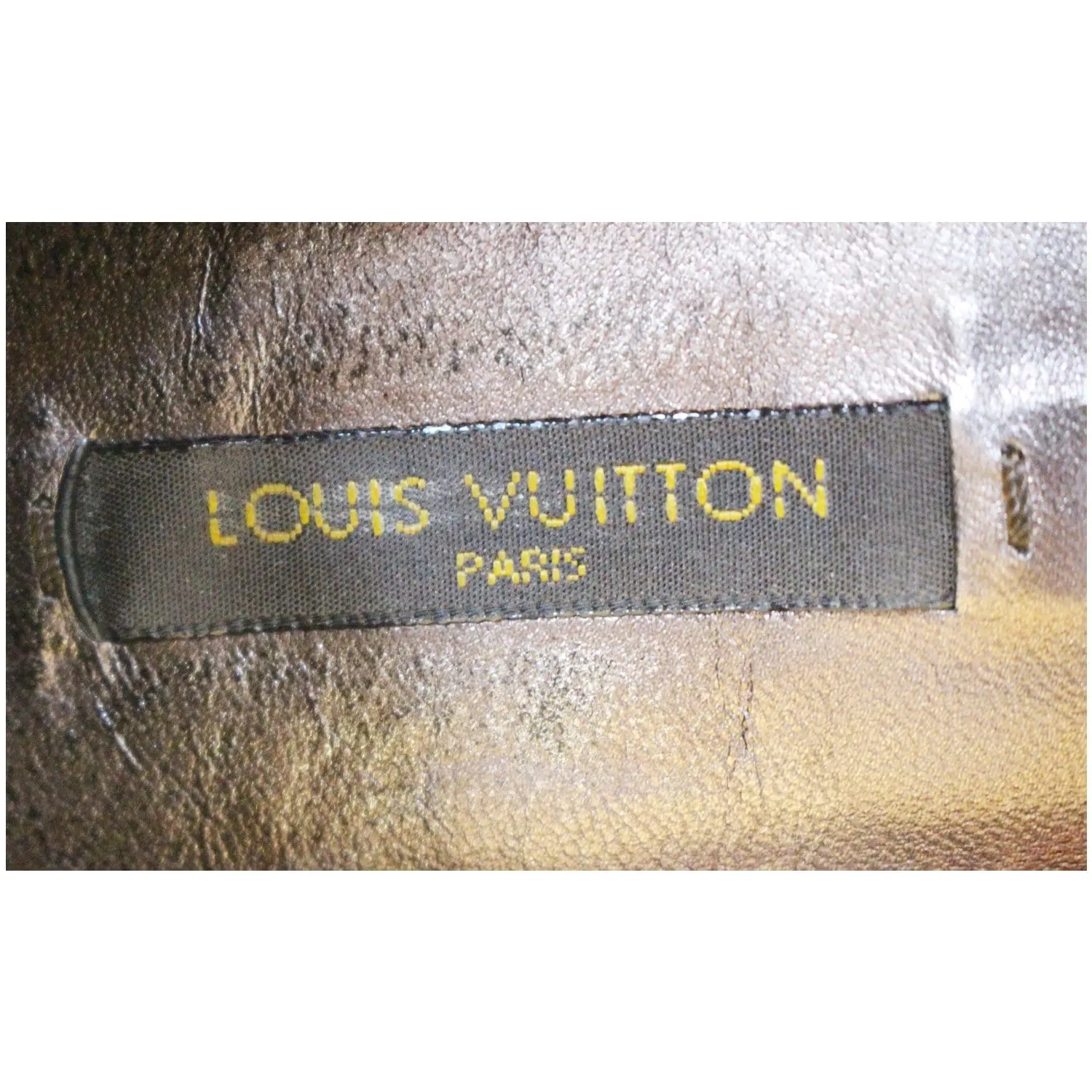 LOUIS VUITTON Lucky Ballerina Monogram Iridescent Leather Flats Brown