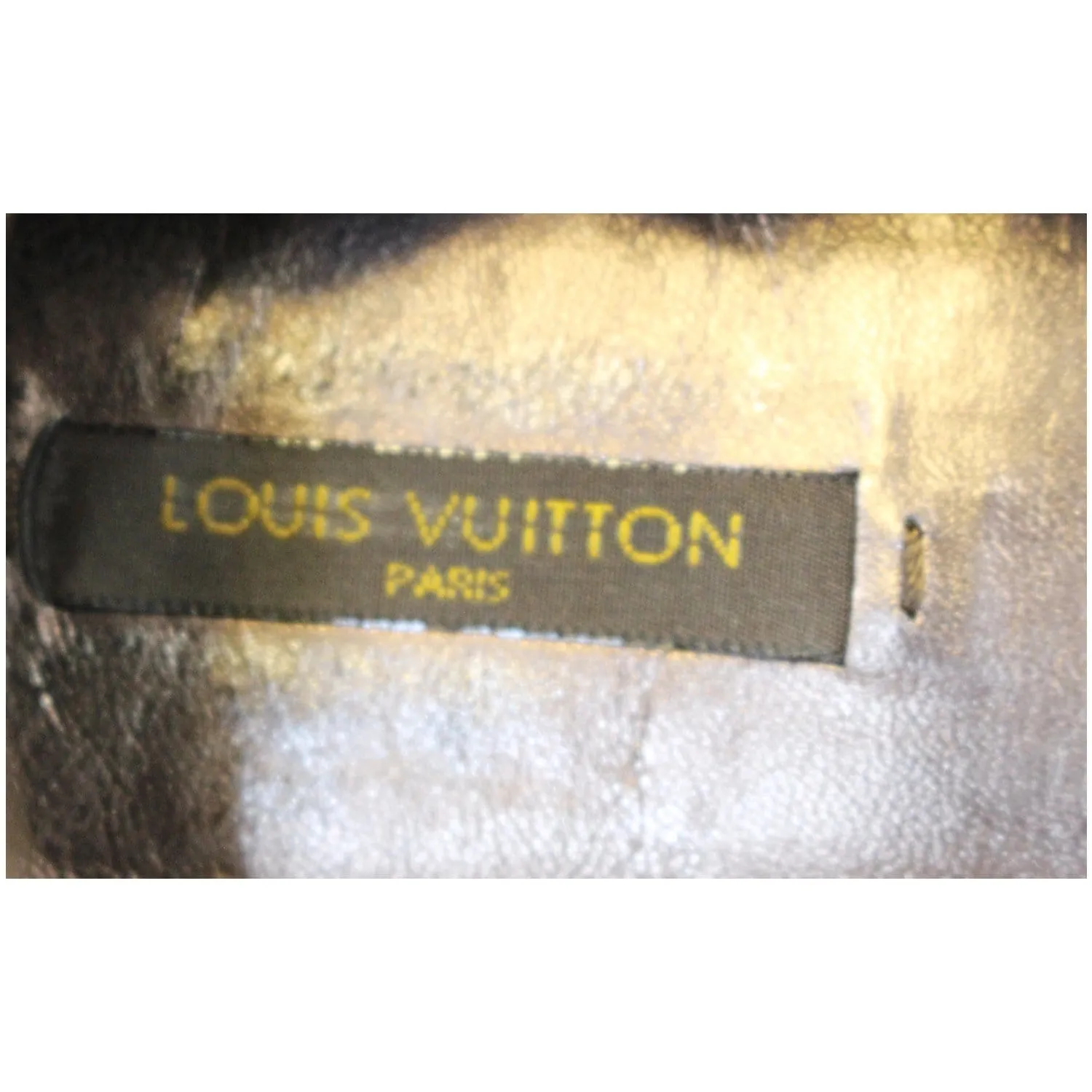 LOUIS VUITTON Lucky Ballerina Monogram Iridescent Leather Flats Brown