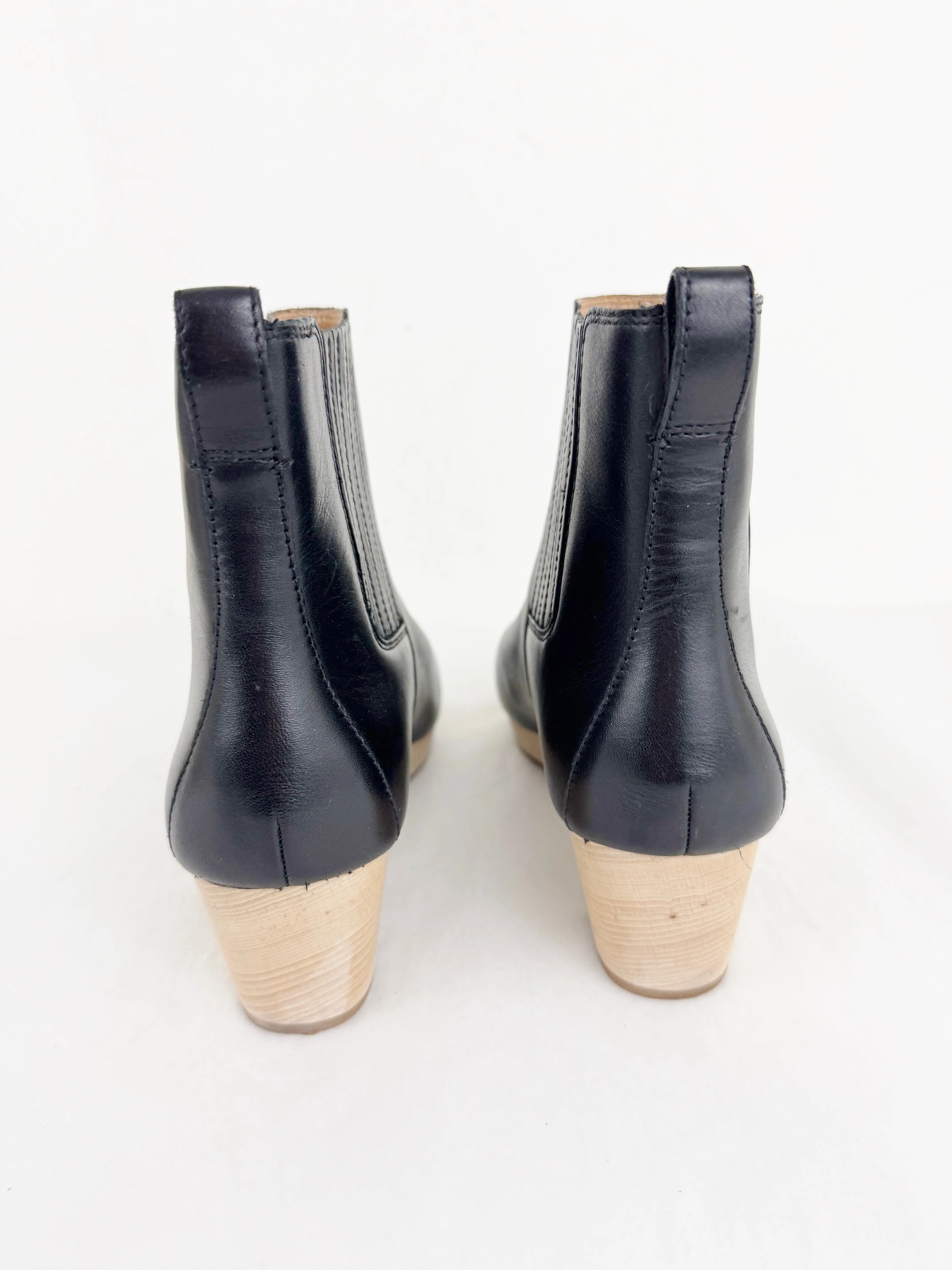 Madewell Wooden Heel Boot Size 10