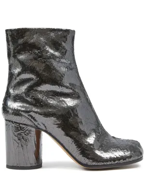 Maison Margiela Tabi 80mm leather ankle boots